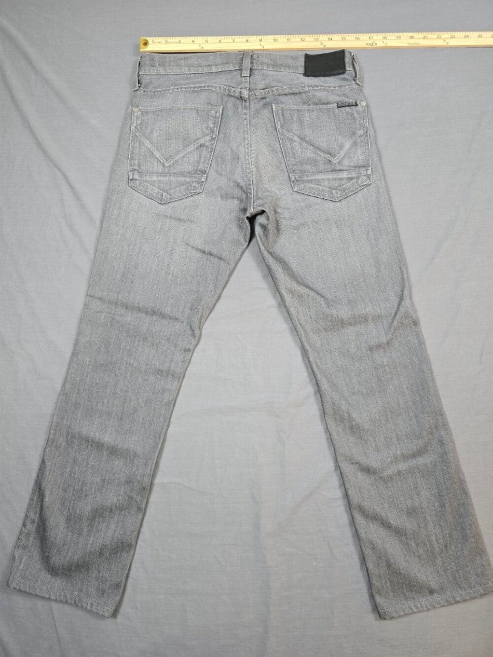Hudson Mens Byron Five Pocket Straight Jeans Gray Size 30 X 29 - Picture 6 of 6